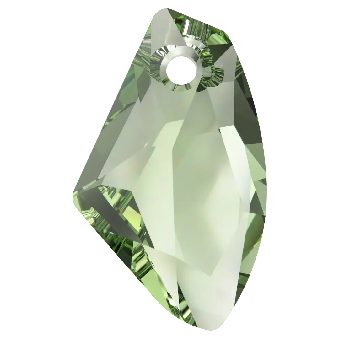 Serinity Pendants Galactic Vertical (6656) Dark Peridot - Bluestreak Crystals