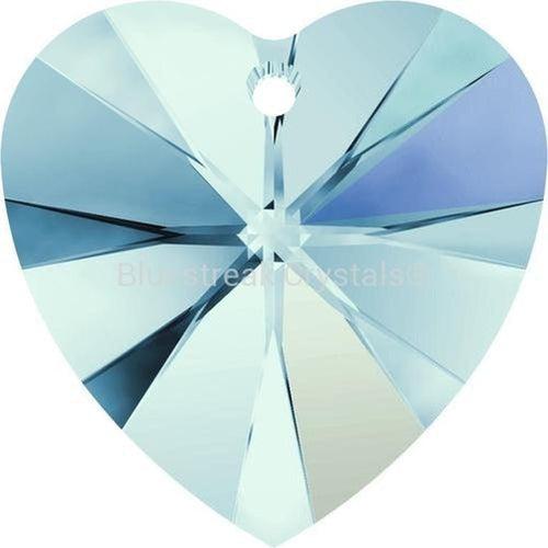 Serinity Pendants Heart (6228) Aquamarine AB-Serinity Pendants-10.3x10mm - Pack of 4-Bluestreak Crystals