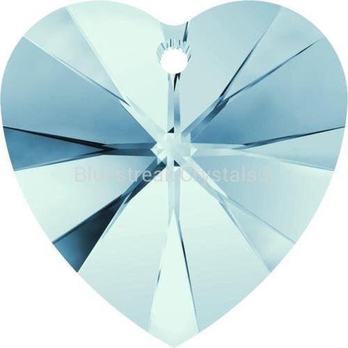 Serinity Pendants Heart (6228) Aquamarine-Serinity Pendants-10.3x10mm - Pack of 4-Bluestreak Crystals
