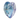 Swarovski Pendants Xilion Heart (6228) Aquamarine Shimmer - Bluestreak Crystals