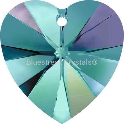 Serinity Pendants Heart (6228) Blue Zircon AB-Serinity Pendants-10.3x10mm - Pack of 4-Bluestreak Crystals