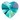 Swarovski Pendants Xilion Heart (6228) Blue Zircon AB - Bluestreak Crystals