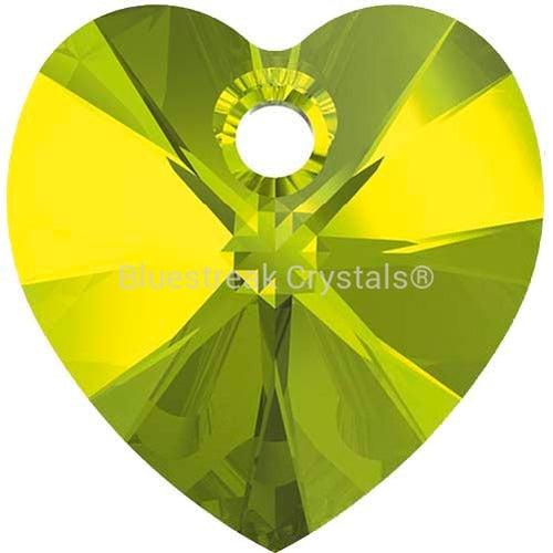 Serinity Pendants Heart (6228) Citrus Green-Serinity Pendants-10.3x10mm - Pack of 4-Bluestreak Crystals