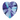 Swarovski Pendants Xilion Heart (6228) Crystal Heliotrope - Bluestreak Crystals