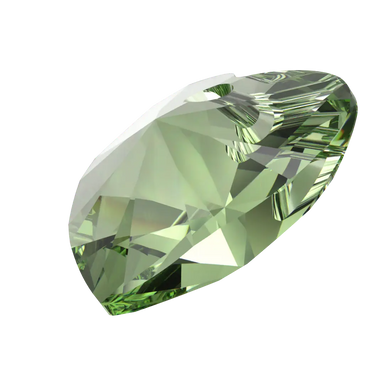 Serinity Pendants Heart (6228) Dark Peridot - Bluestreak Crystals