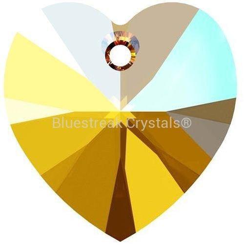 Serinity Pendants Heart (6228) Light Topaz Shimmer-Serinity Pendants-10.3x10mm - Pack of 4-Bluestreak Crystals