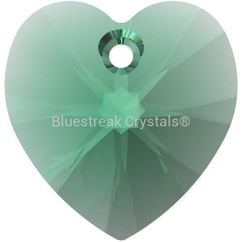 Serinity Pendants Heart (6228) Majestic Green-Serinity Pendants-10.3x10mm - Pack of 4-Bluestreak Crystals