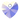 Swarovski Pendants Xilion Heart (6228) Sapphire AB - Bluestreak Crystals