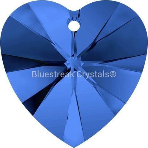 Serinity Pendants Heart (6228) Sapphire-Serinity Pendants-10.3x10mm - Pack of 4-Bluestreak Crystals