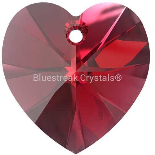 Serinity Pendants Heart (6228) Scarlet-Serinity Pendants-10.3x10mm - Pack of 4-Bluestreak Crystals