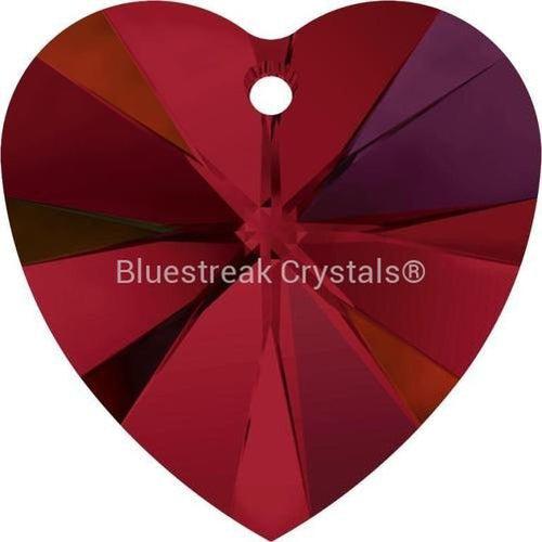 Serinity Pendants Heart (6228) Siam AB-Serinity Pendants-10.3x10mm - Pack of 4-Bluestreak Crystals