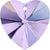 Serinity Pendants Heart (6228) Violet AB-Serinity Pendants-10.3x10mm - Pack of 4-Bluestreak Crystals