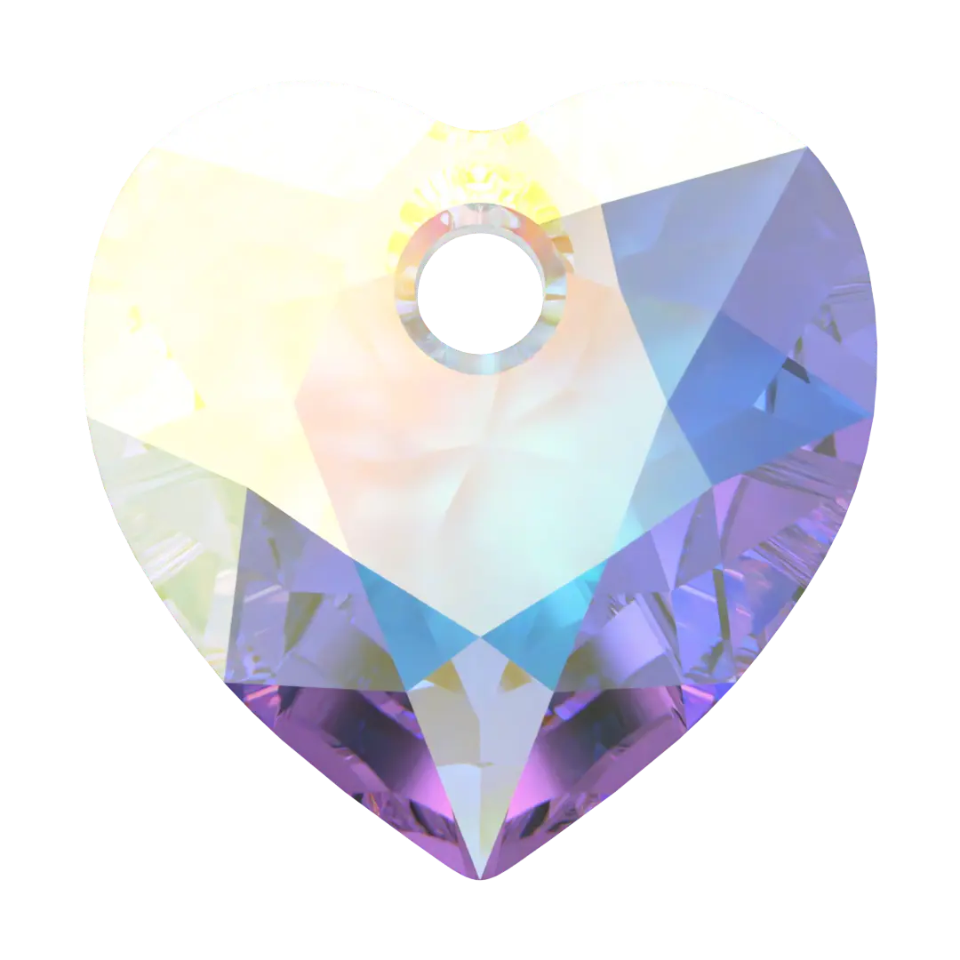 Serinity Pendants Heart Cut (6432) Crystal AB - Bluestreak Crystals