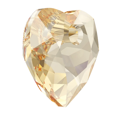 Serinity Pendants Heart Cut (6432) Crystal Golden Shadow - Bluestreak Crystals