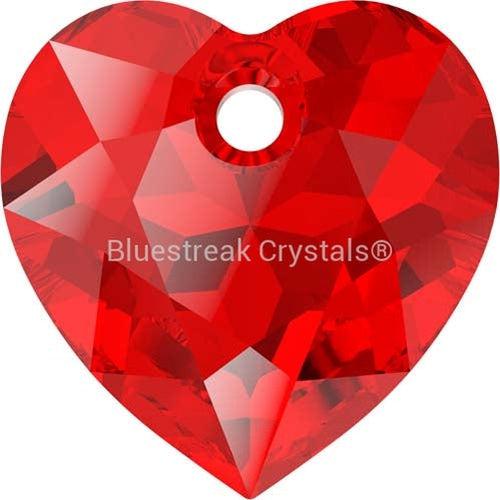 Serinity Pendants Heart Cut (6432) Light Siam-Serinity Pendants-8mm - Pack of 4-Bluestreak Crystals