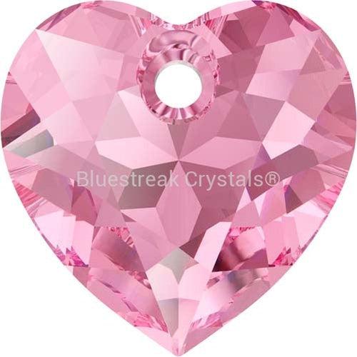 Serinity Pendants Heart Cut (6432) Rose-Serinity Pendants-8mm - Pack of 4-Bluestreak Crystals