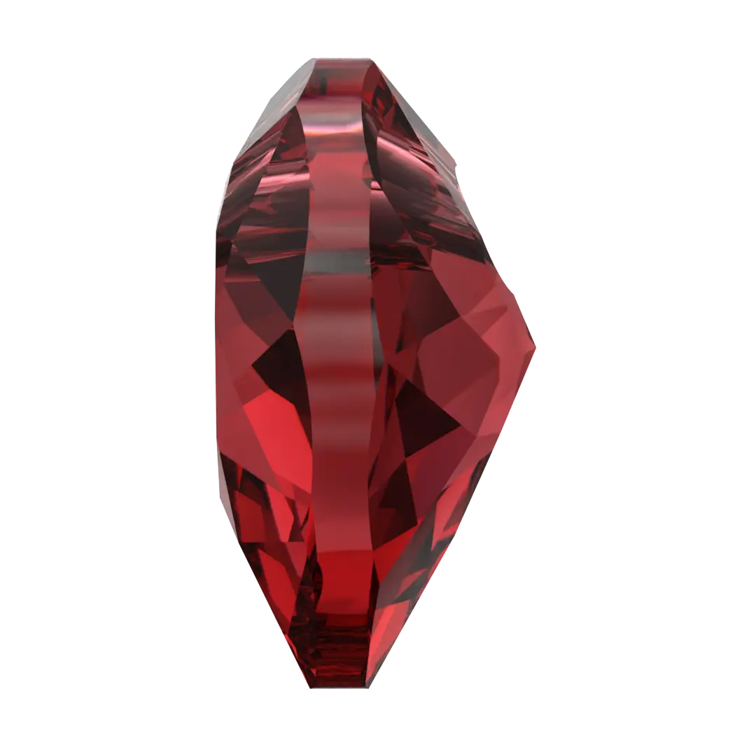 Serinity Pendants Heart Cut (6432) Scarlet - Bluestreak Crystals