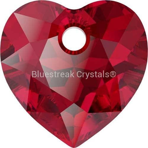 Serinity Pendants Heart Cut (6432) Siam-Serinity Pendants-8mm - Pack of 4-Bluestreak Crystals