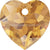 Serinity Pendants Heart Cut (6432) Topaz-Serinity Pendants-8mm - Pack of 4-Bluestreak Crystals