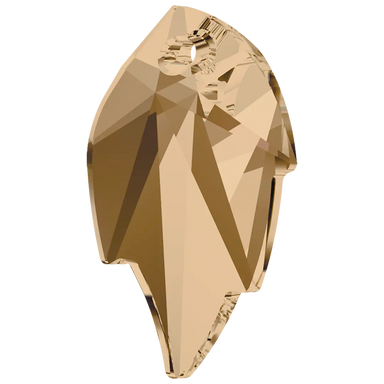 Serinity Pendants Leaf (6735) Crystal Golden Shadow - Bluestreak Crystals