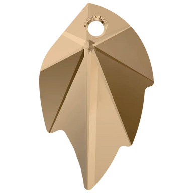 Serinity Pendants Leaf (6735) Crystal Golden Shadow - Bluestreak Crystals