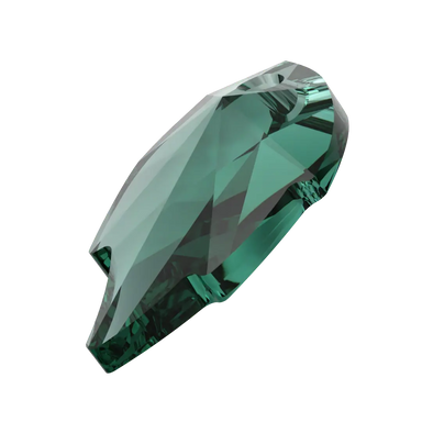 Serinity Pendants Leaf (6735) Emerald - Bluestreak Crystals