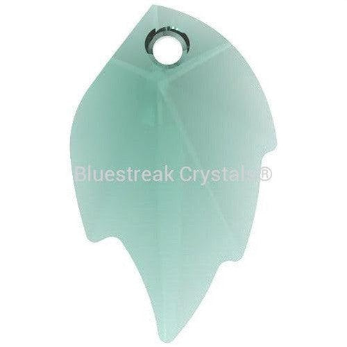 Serinity Pendants Leaf (6735) Emerald-Serinity Pendants-26mm - Pack of 1-Bluestreak Crystals