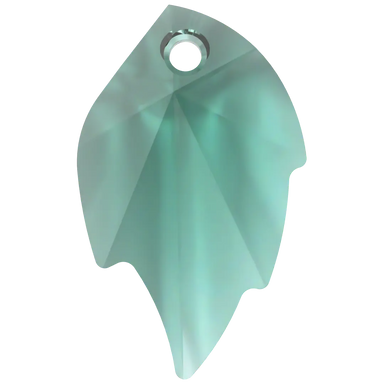 Serinity Pendants Leaf (6735) Emerald - Bluestreak Crystals