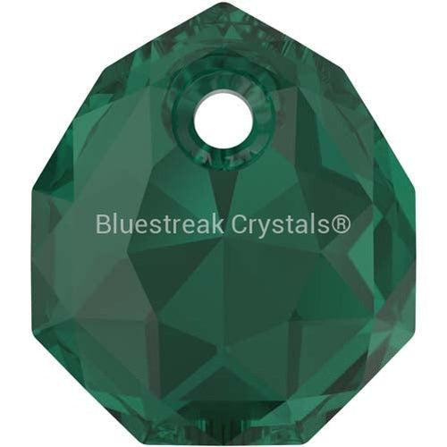 Serinity Pendants Majestic (6436) Emerald-Serinity Pendants-9mm - Pack of 2-Bluestreak Crystals