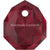 Serinity Pendants Majestic (6436) Siam-Serinity Pendants-9mm - Pack of 2-Bluestreak Crystals