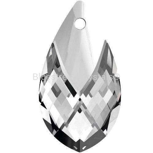 Serinity Pendants Metallic Cap Pear (6565) Crystal Light Chrome-Serinity Pendants-18mm - Pack of 1-Bluestreak Crystals
