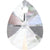 Serinity Pendants Mini Pear (6128) Crystal AB-Serinity Pendants-8mm - Pack of 10-Bluestreak Crystals