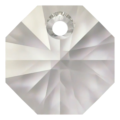 Serinity Pendants Octagon (6401) Crystal Silver Shade - Bluestreak Crystals