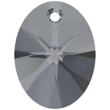 Serinity Pendants Oval Cut (6028) Crystal Silver Night - Bluestreak Crystals