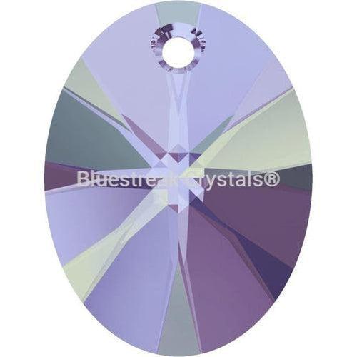 Serinity Pendants Oval Cut (6028) Crystal Vitrail Light P-Serinity Pendants-12mm - Pack of 4-Bluestreak Crystals