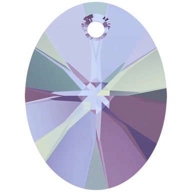 Serinity Pendants Oval Cut (6028) Crystal Vitrail Light P - Bluestreak Crystals