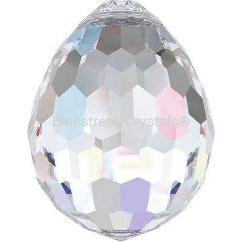 Serinity Pendants Oval Disco (6002) Crystal AB-Serinity Pendants-10mm - Pack of 2-Bluestreak Crystals