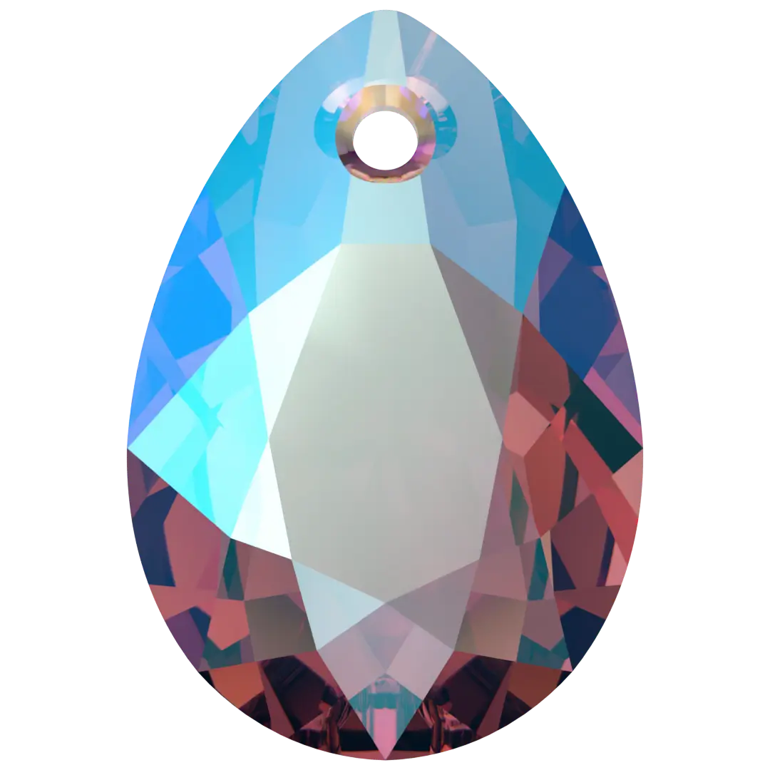 Serinity Pendants Pear Cut (6433) Amethyst Shimmer - Bluestreak Crystals