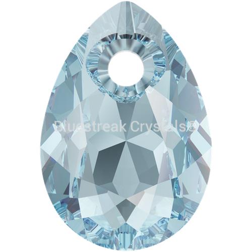 Serinity Pendants Pear Cut (6433) Aquamarine-Serinity Pendants-9mm - Pack of 4-Bluestreak Crystals