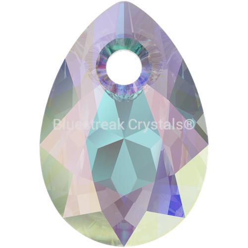 Serinity Pendants Pear Cut (6433) Crystal AB-Serinity Pendants-9mm - Pack of 4-Bluestreak Crystals