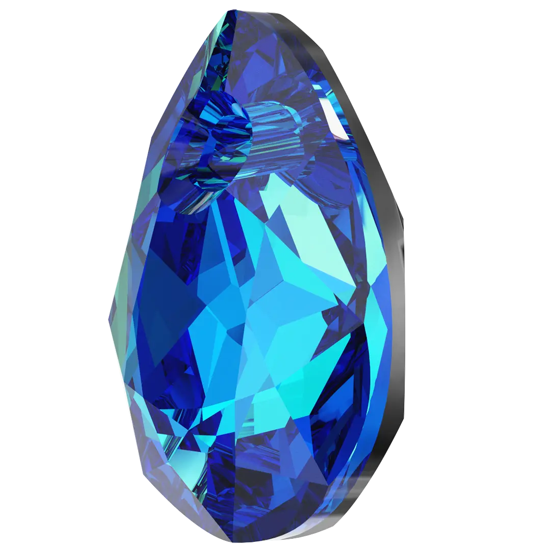 Serinity Pendants Pear Cut (6433) Crystal Bermuda Blue P - Bluestreak Crystals