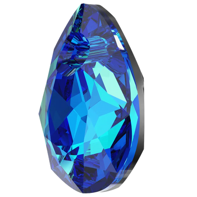 Serinity Pendants Pear Cut (6433) Crystal Bermuda Blue P - Bluestreak Crystals