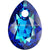 Serinity Pendants Pear Cut (6433) Crystal Bermuda Blue P-Serinity Pendants-9mm - Pack of 4-Bluestreak Crystals