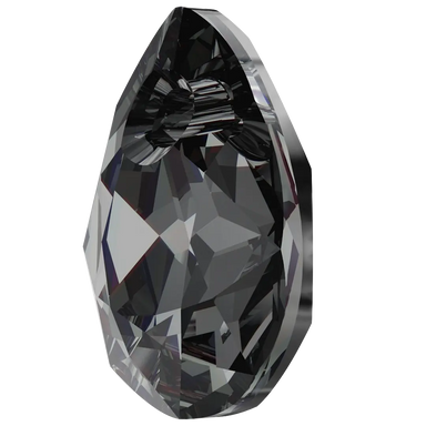 Serinity Pendants Pear Cut (6433) Crystal Silver Night - Bluestreak Crystals