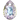 Serinity Pendants Pear Cut (6433) Crystal Vitrail Light P - Bluestreak Crystals