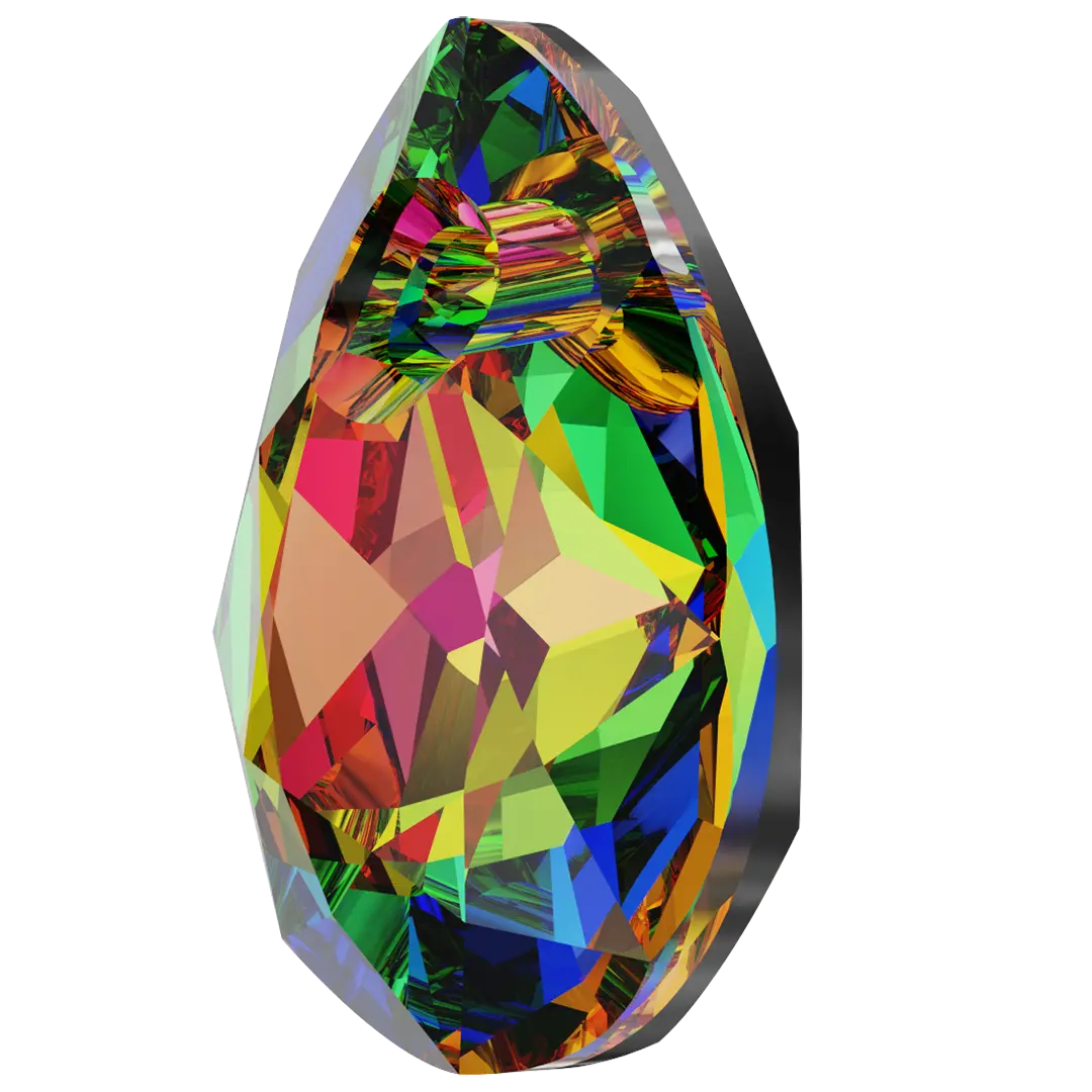 Swarovski Pendants Pear Cut Crystal Vitrail Medium P