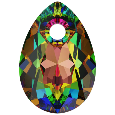 Serinity Pendants Pear Cut (6433) Crystal Vitrail Medium P - Bluestreak Crystals