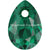 Serinity Pendants Pear Cut (6433) Emerald-Serinity Pendants-9mm - Pack of 4-Bluestreak Crystals