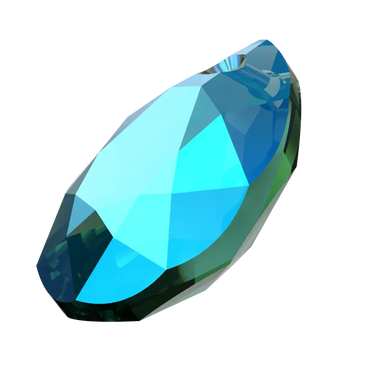 Serinity Pendants Pear Cut (6433) Emerald Shimmer - Bluestreak Crystals