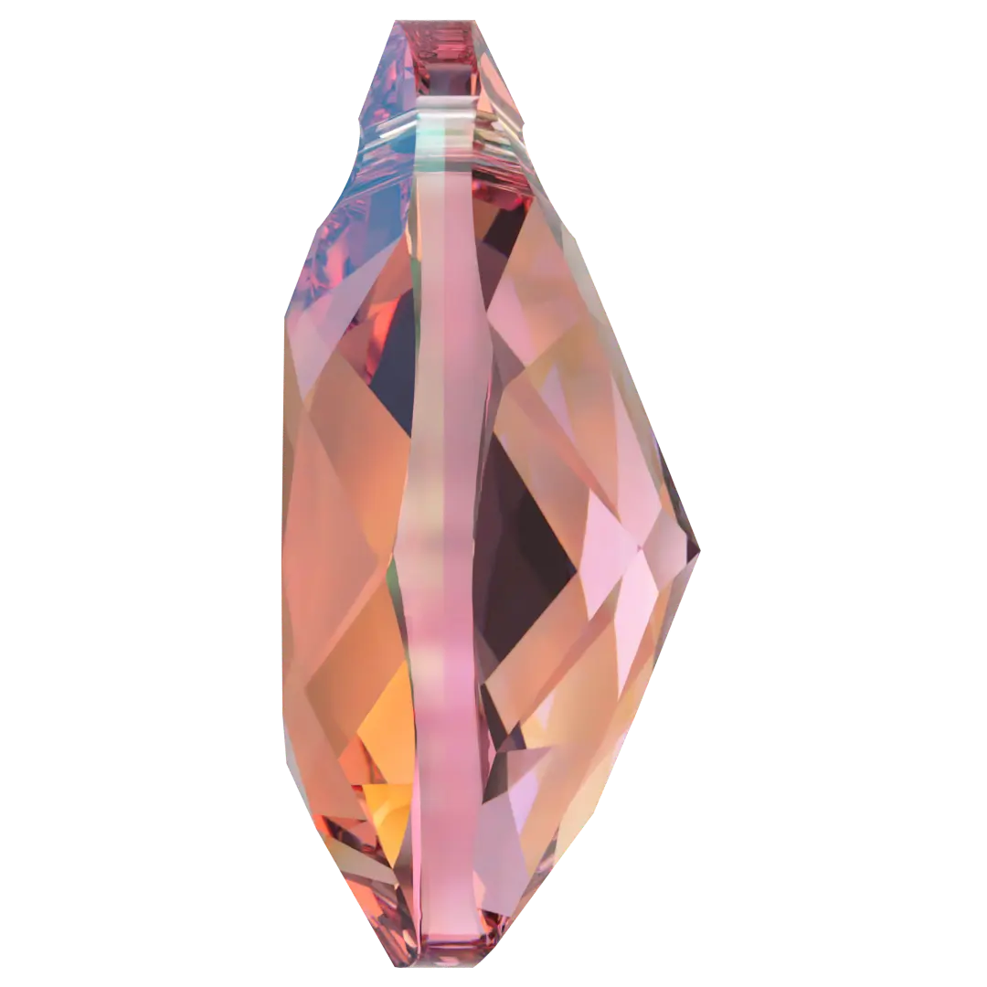 Serinity Pendants Pear Cut (6433) Light Rose Shimmer - Bluestreak Crystals